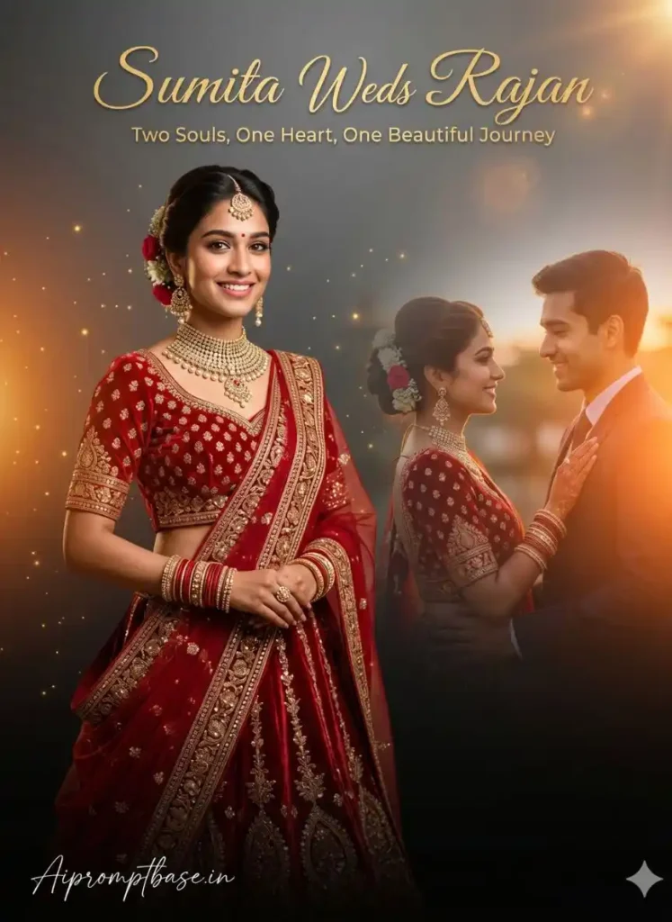 wedding album cover photo prompts