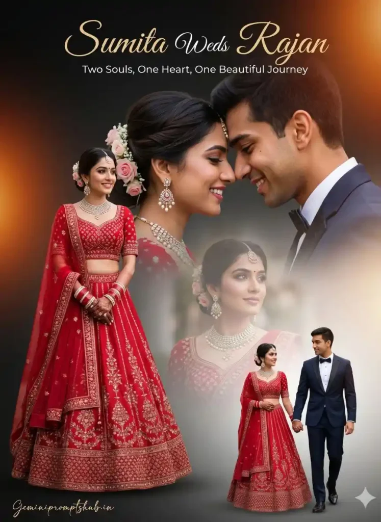 wedding album cover photo prompts