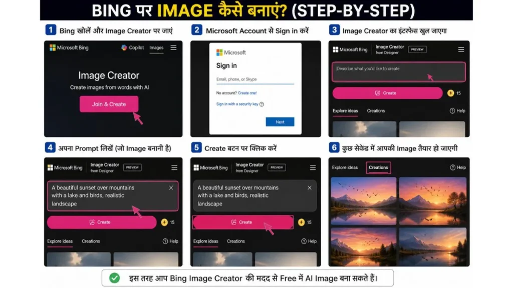 Bing pr AI Image Kese bnaye