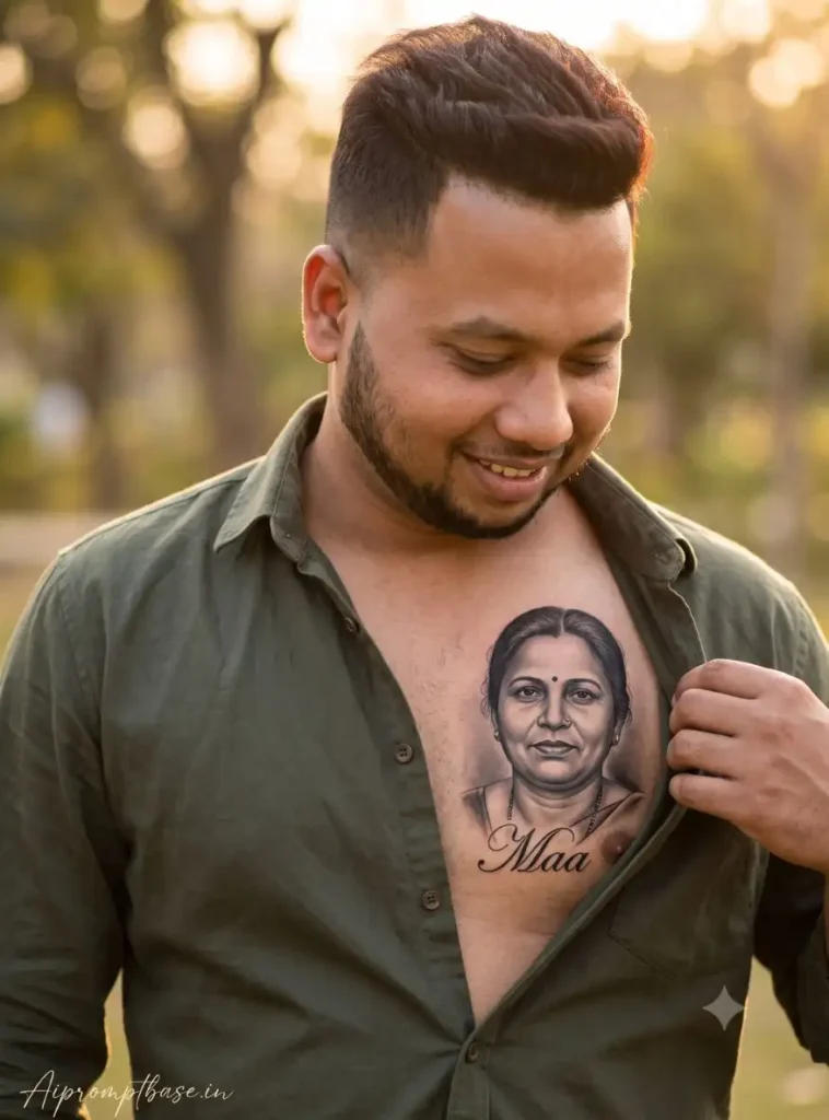 AI Tattoo Photo Editing Prompt