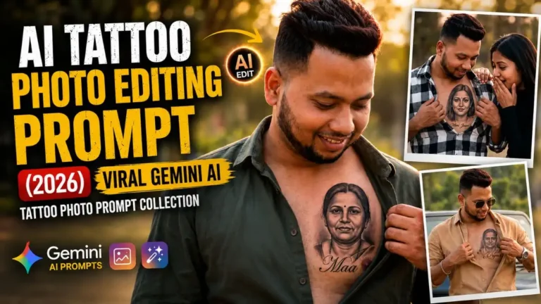 AI Tattoo Photo Editing Prompt