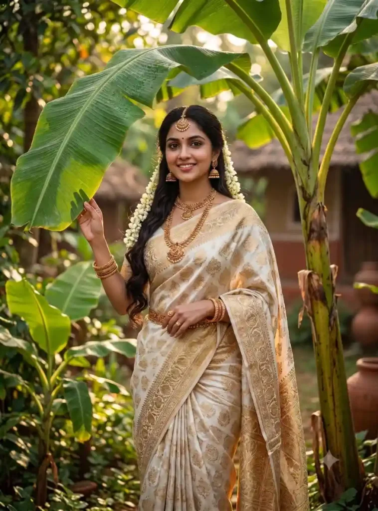 Banarasi Silk Saree AI Photo Prompt