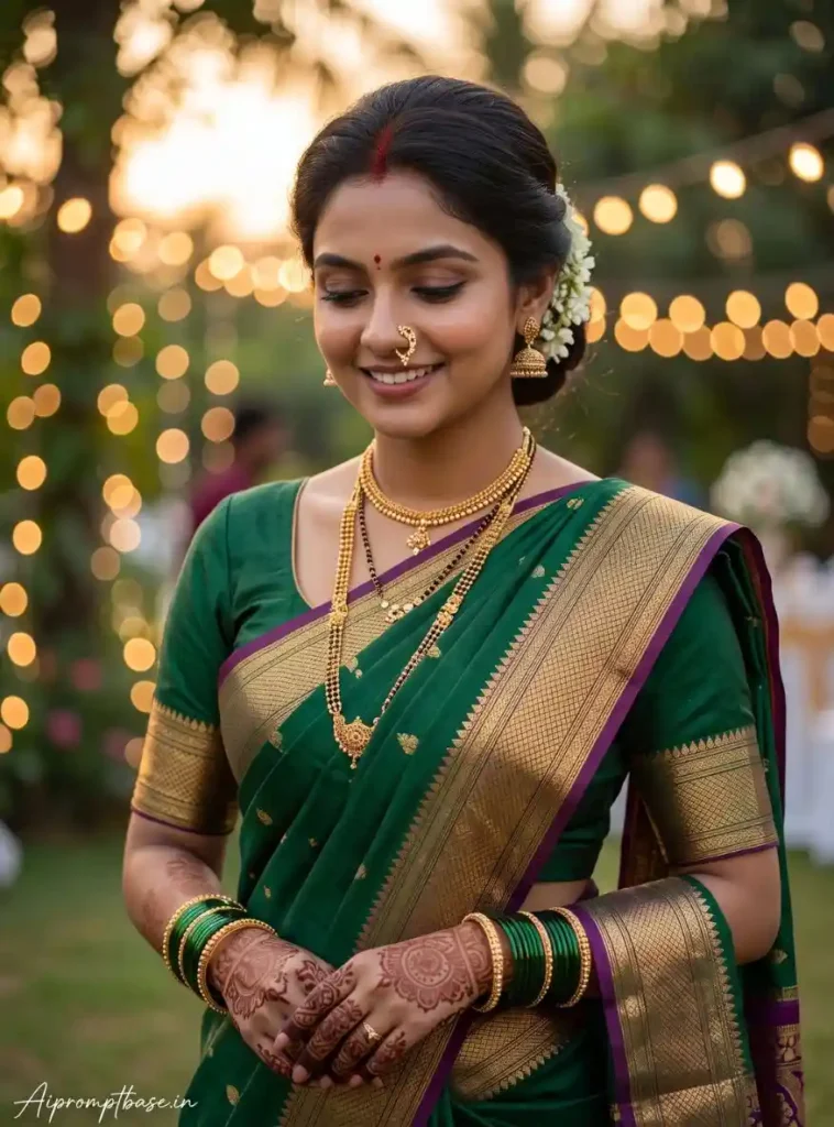 Banarasi Silk Saree AI Photo Prompt