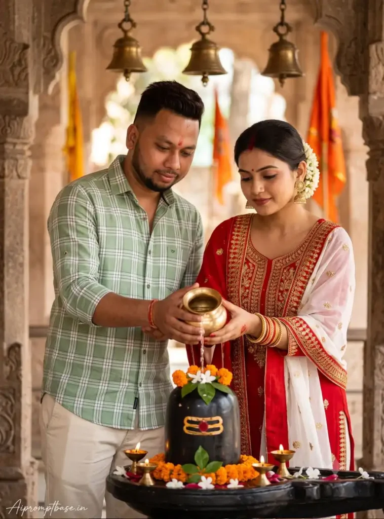Mahadev Shivling AI Photo Prompt