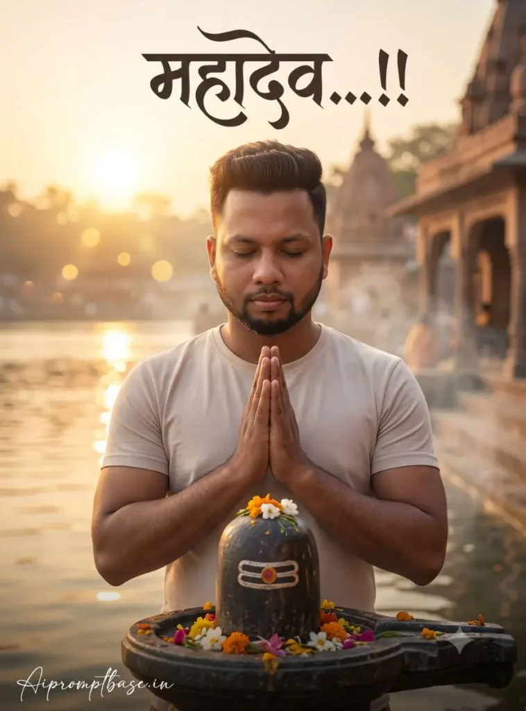 Mahadev Shivling AI Photo Prompt