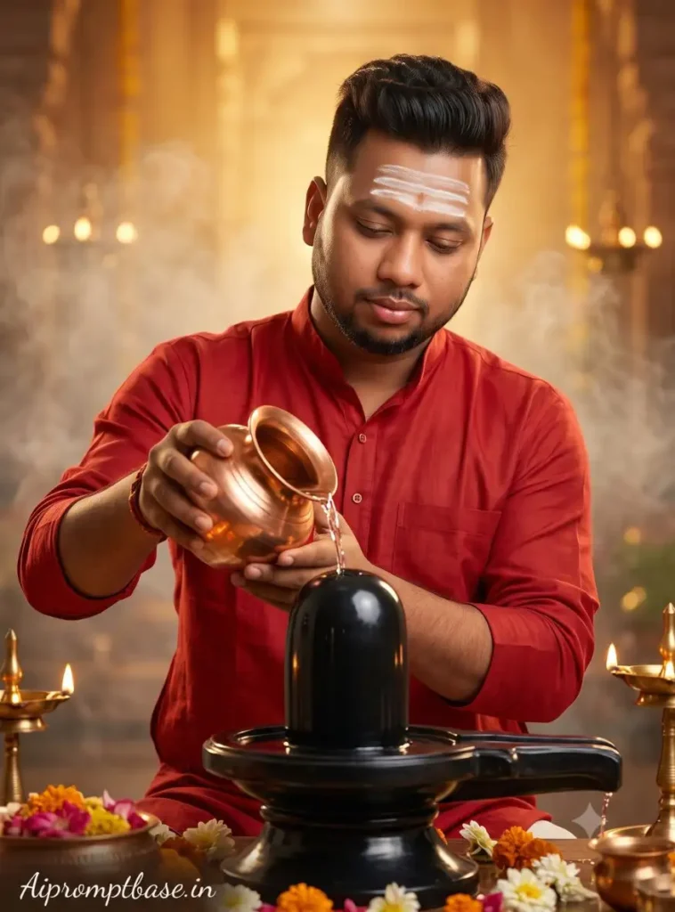 Mahadev Shivling AI Photo Prompt