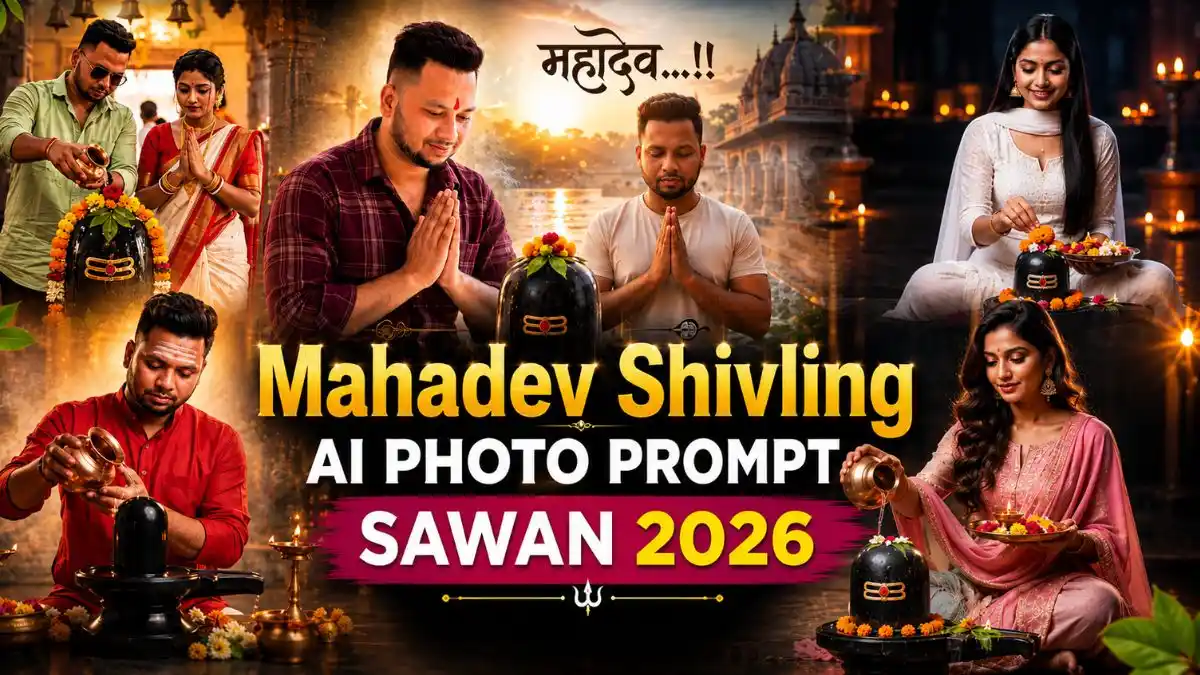 Mahadev Shivling AI Photo Prompt