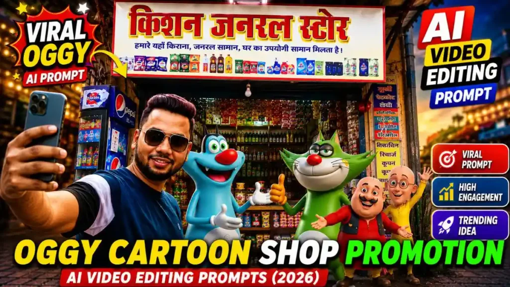 Oggy Cartoon AI Video Editing Prompt