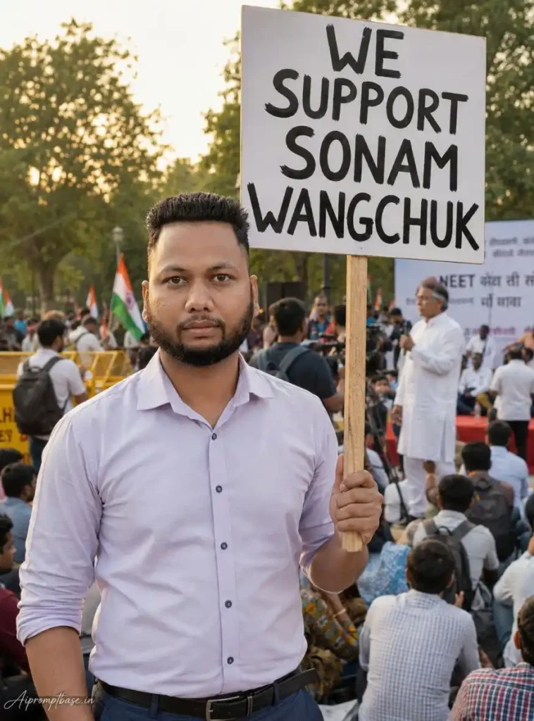 Sonam Wangchuk AI Image Prompt 