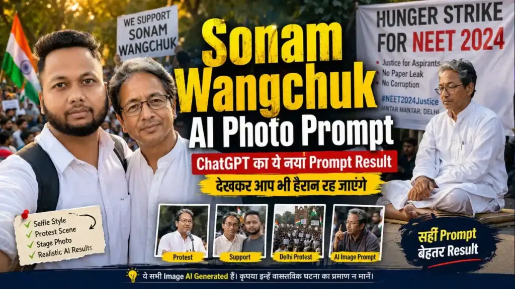 Sonam Wangchuk AI Image Prompt