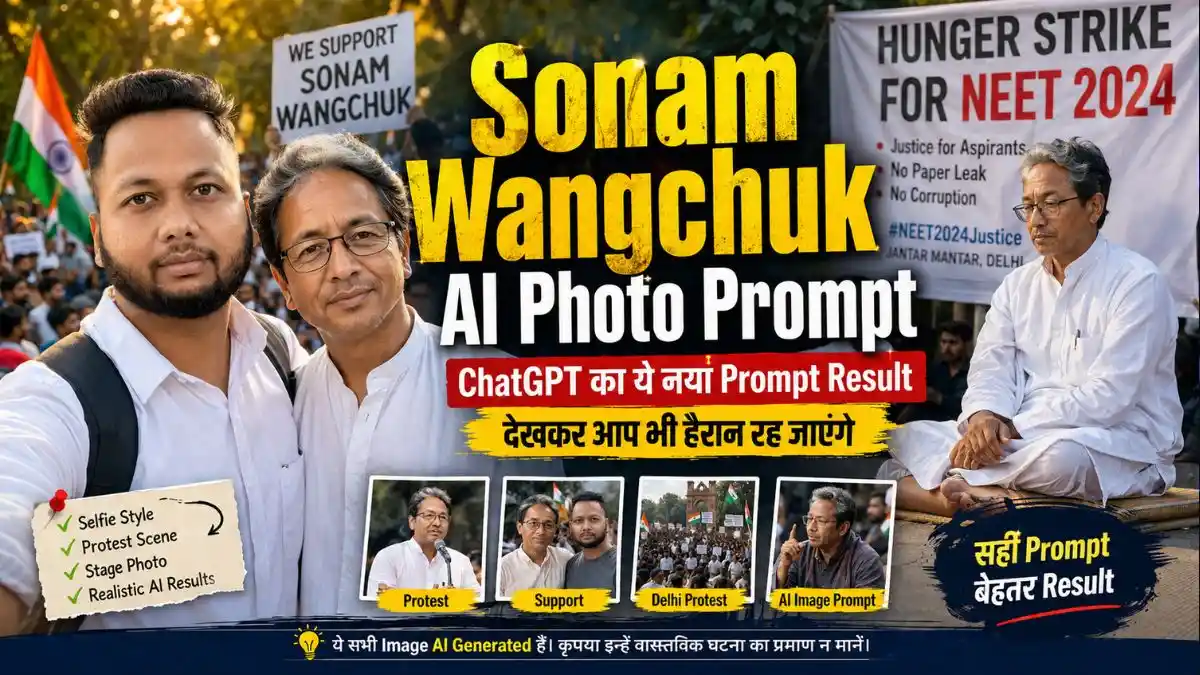 Sonam Wangchuk AI Image Prompt