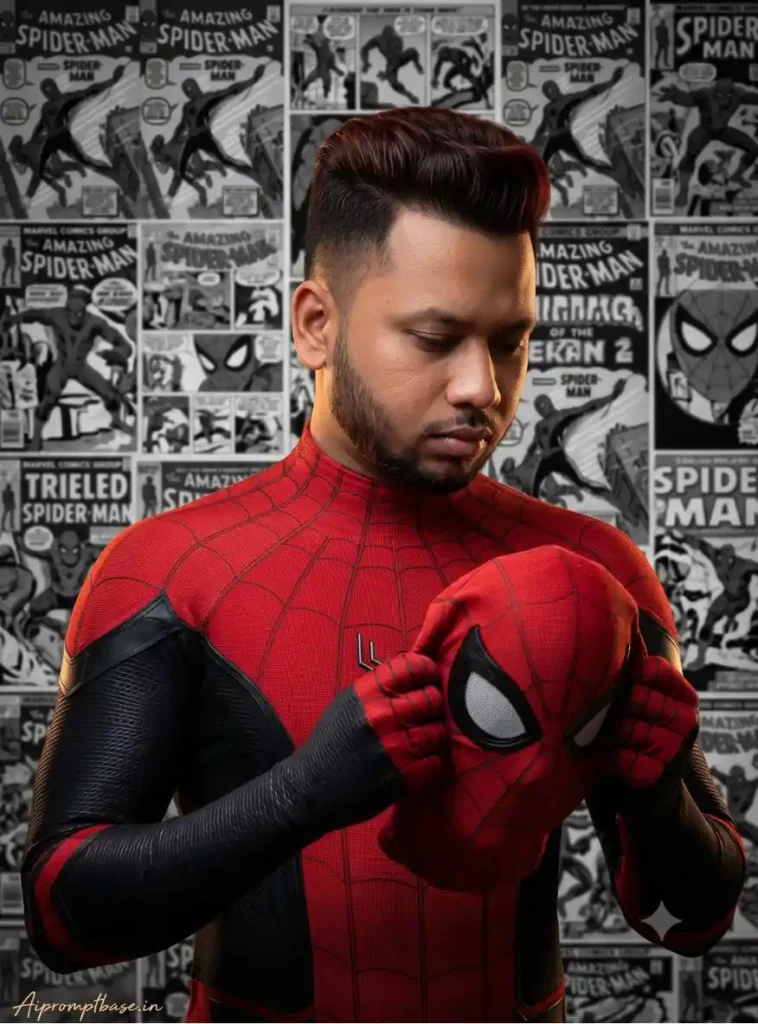 Spider Man AI Photo Prompt