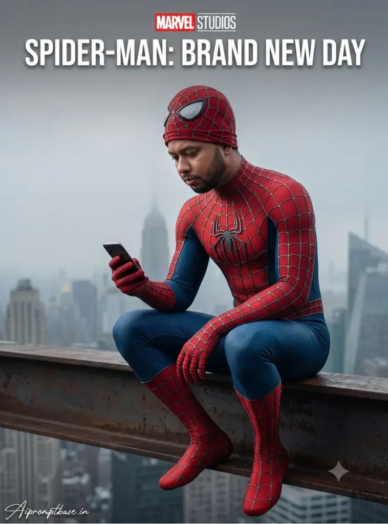 Spider Man AI Photo Prompt