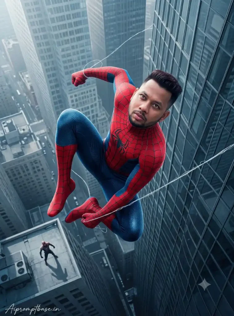 Spider Man AI Photo Prompt