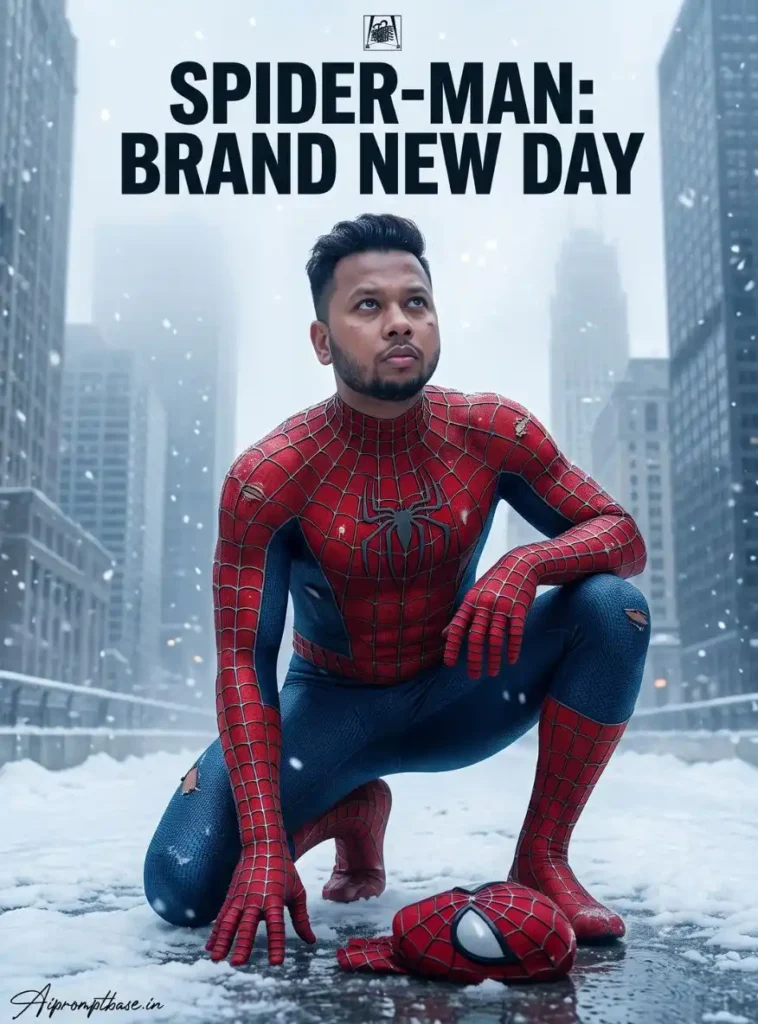 Spider Man AI Photo Prompt