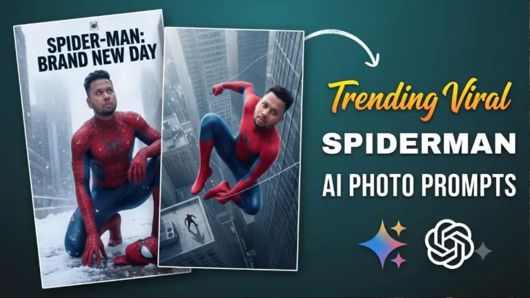 Spider Man AI Photo Prompt