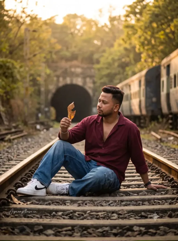 Stylish DSLR Boy Photo Editing Prompt