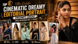 Ultra-Realistic Cinematic Dreamy Editorial Portrait Prompt