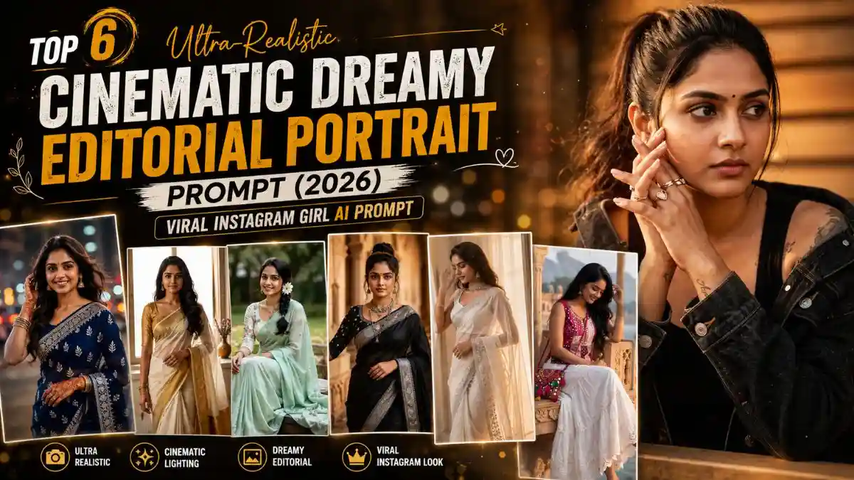 Ultra-Realistic Cinematic Dreamy Editorial Portrait Prompt