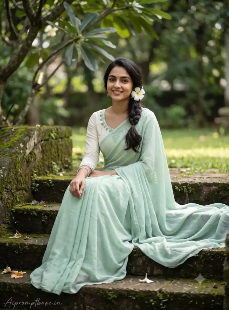 Ultra Realistic Indian Girl AI Saree Photo Prompt