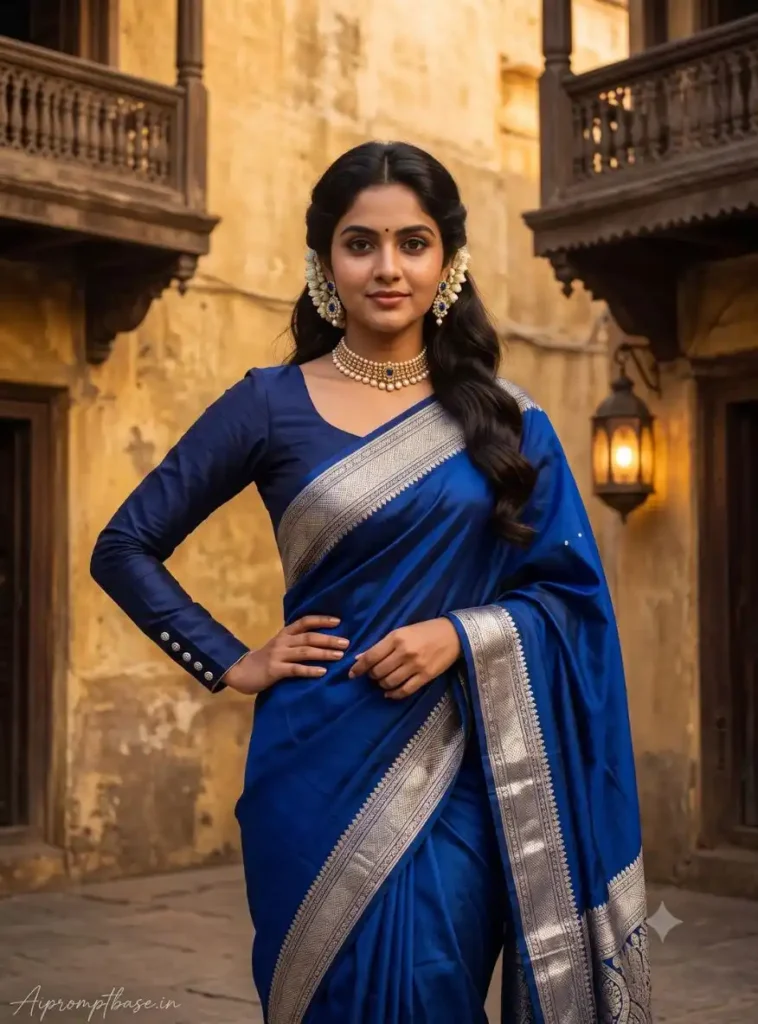 Ultra Realistic Indian Girl AI Saree Photo Prompt