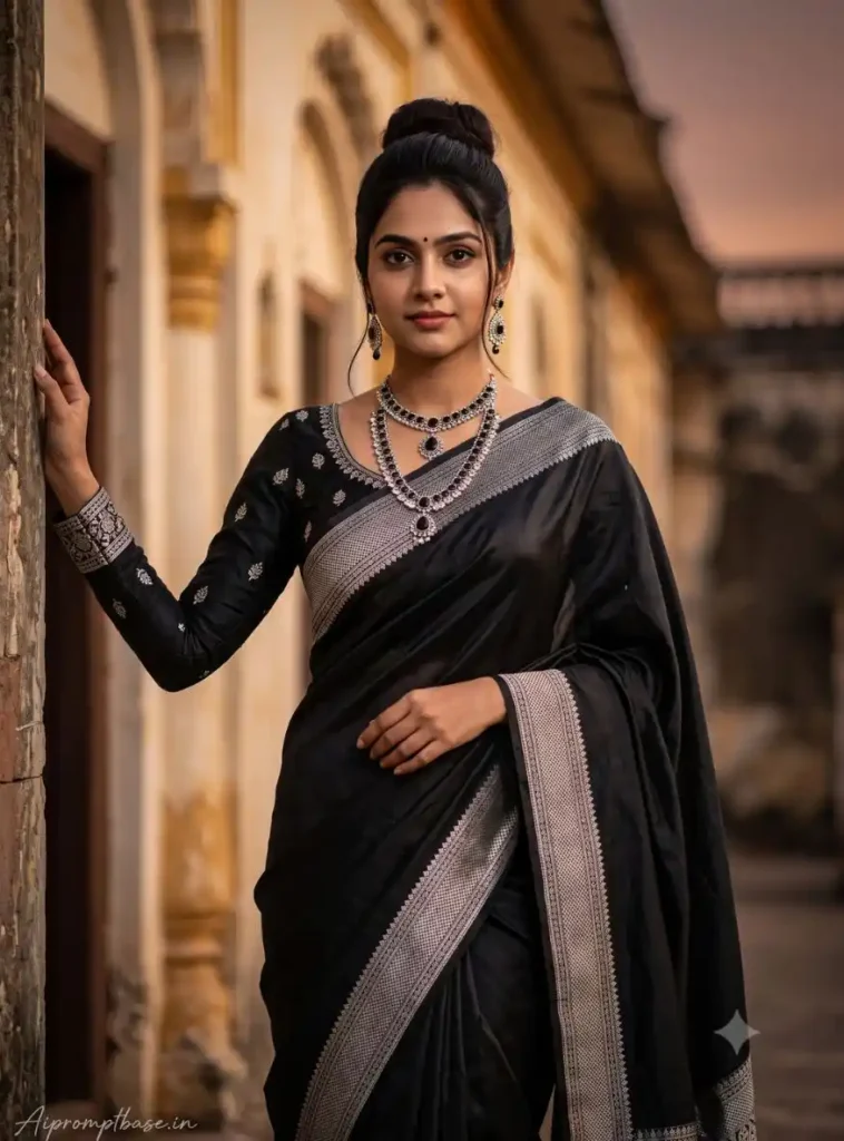 Ultra Realistic Indian Girl AI Saree Photo Prompt