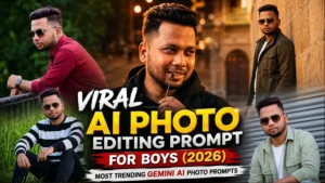 Viral AI Photo Editing Prompt for Boys