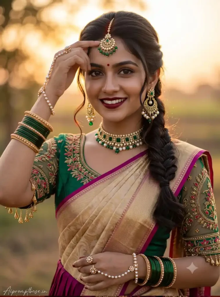 Beautiful Indian Girl AI Photo Prompt