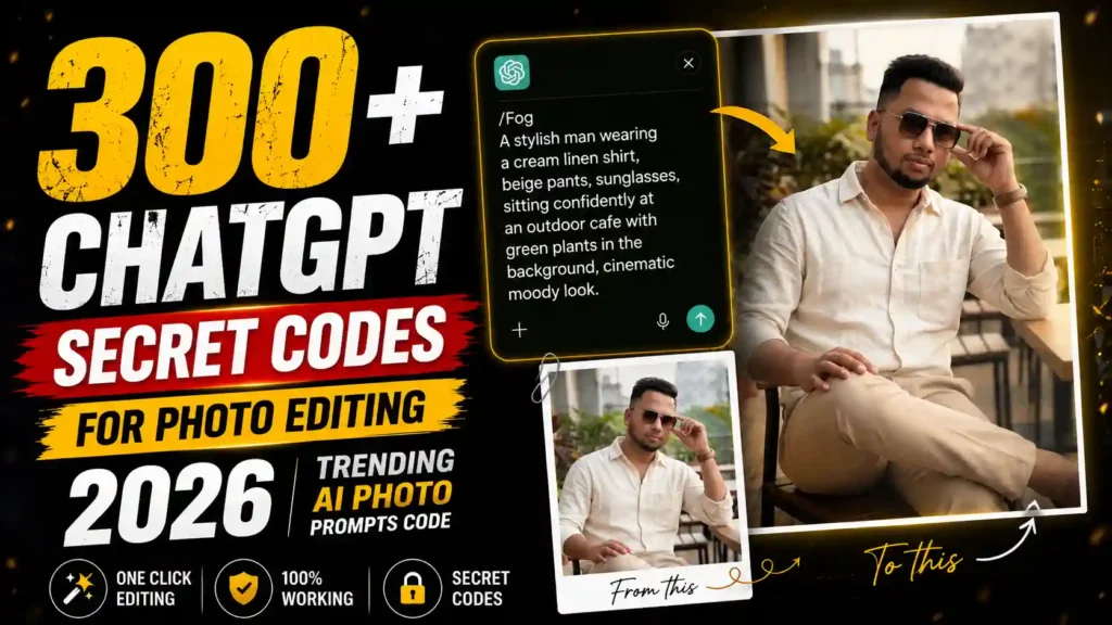 ChatGPT Secret Codes for Photo Editing