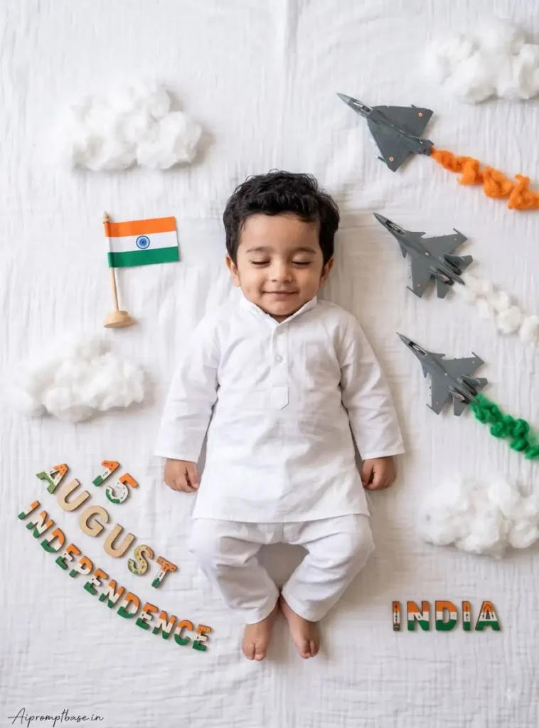 Independence Day AI Photo Prompts for Girls and Kids