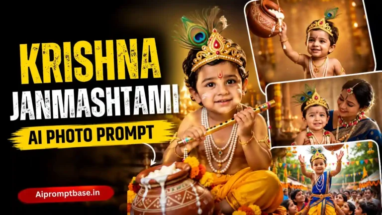 Krishna Janmashtami AI Photo Prompt