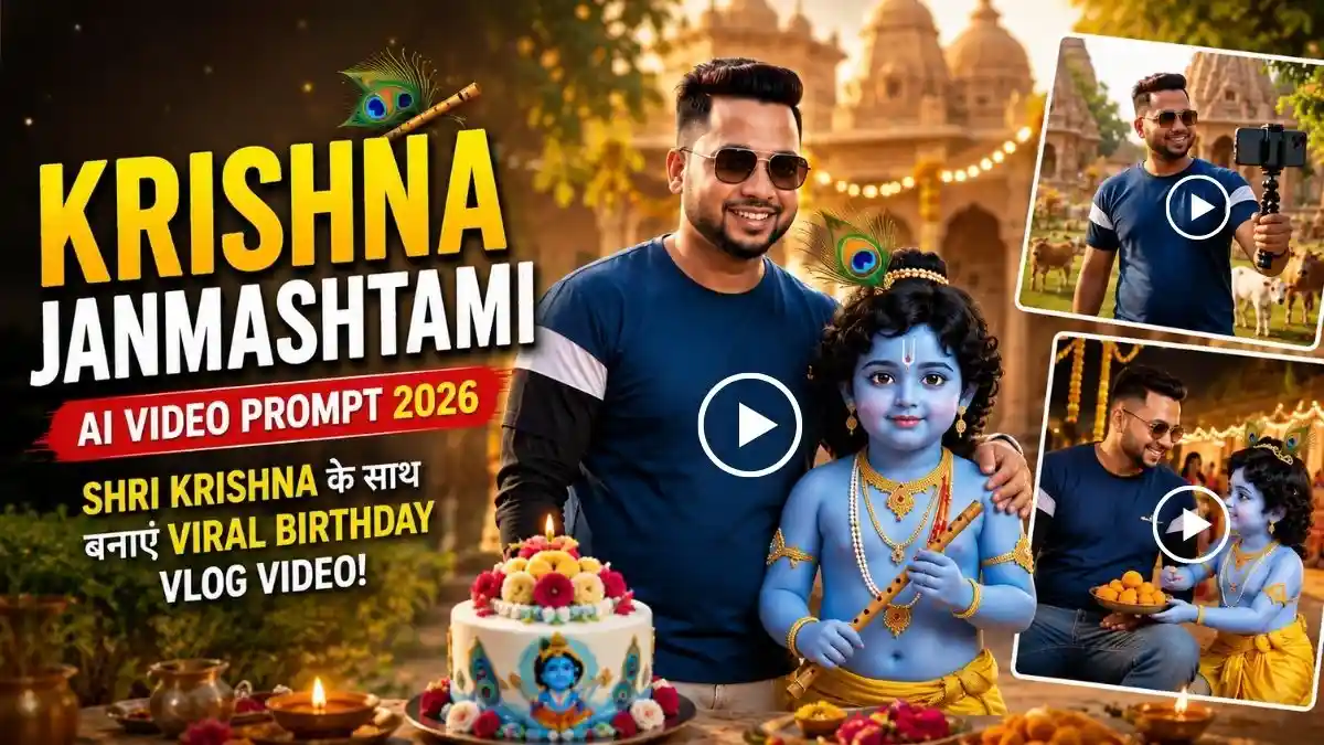 Krishna Janmashtami AI Video Prompt