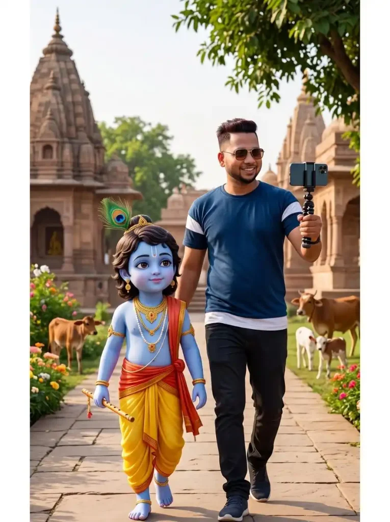 Krishna Janmashtami AI Video Prompt