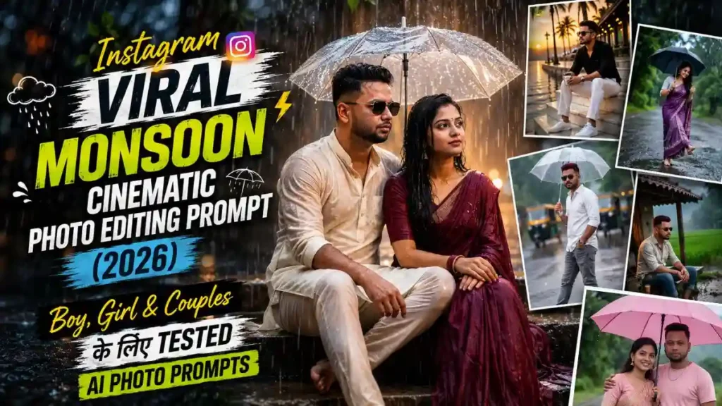 Monsoon Cinematic Photo Editing Prompt