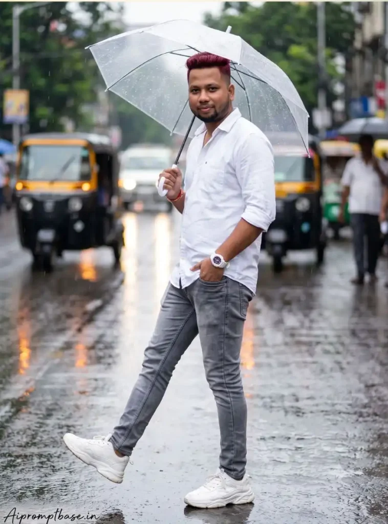 Monsoon Cinematic Photo Editing Prompt