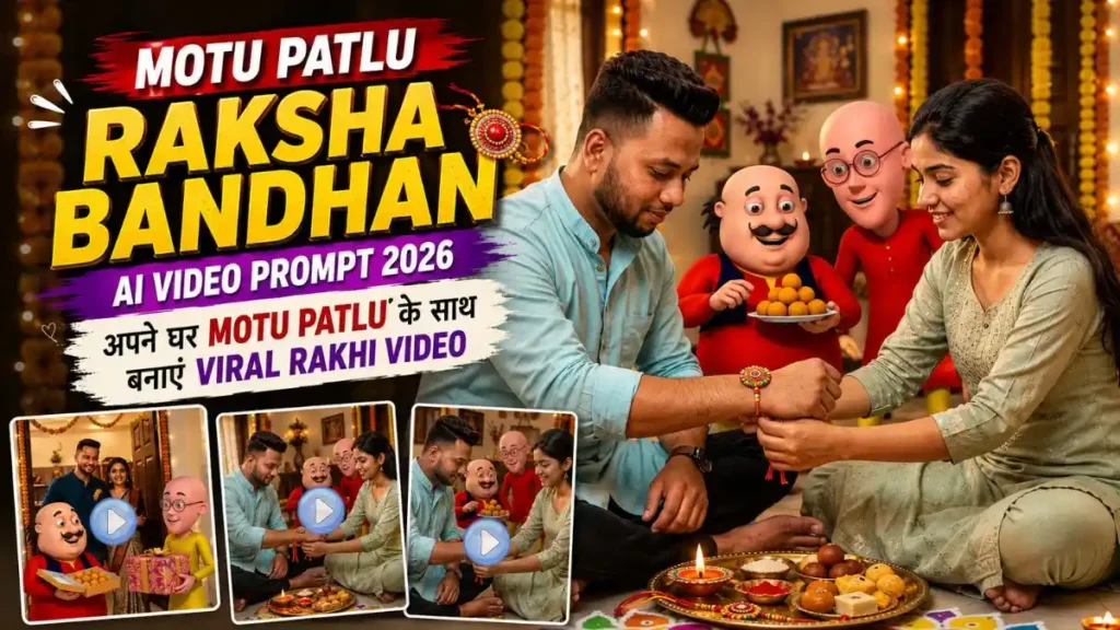 Motu Patlu Raksha Bandhan AI Video Prompt