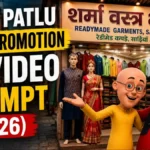 Motu Patlu Shop Promotion AI Video Prompt