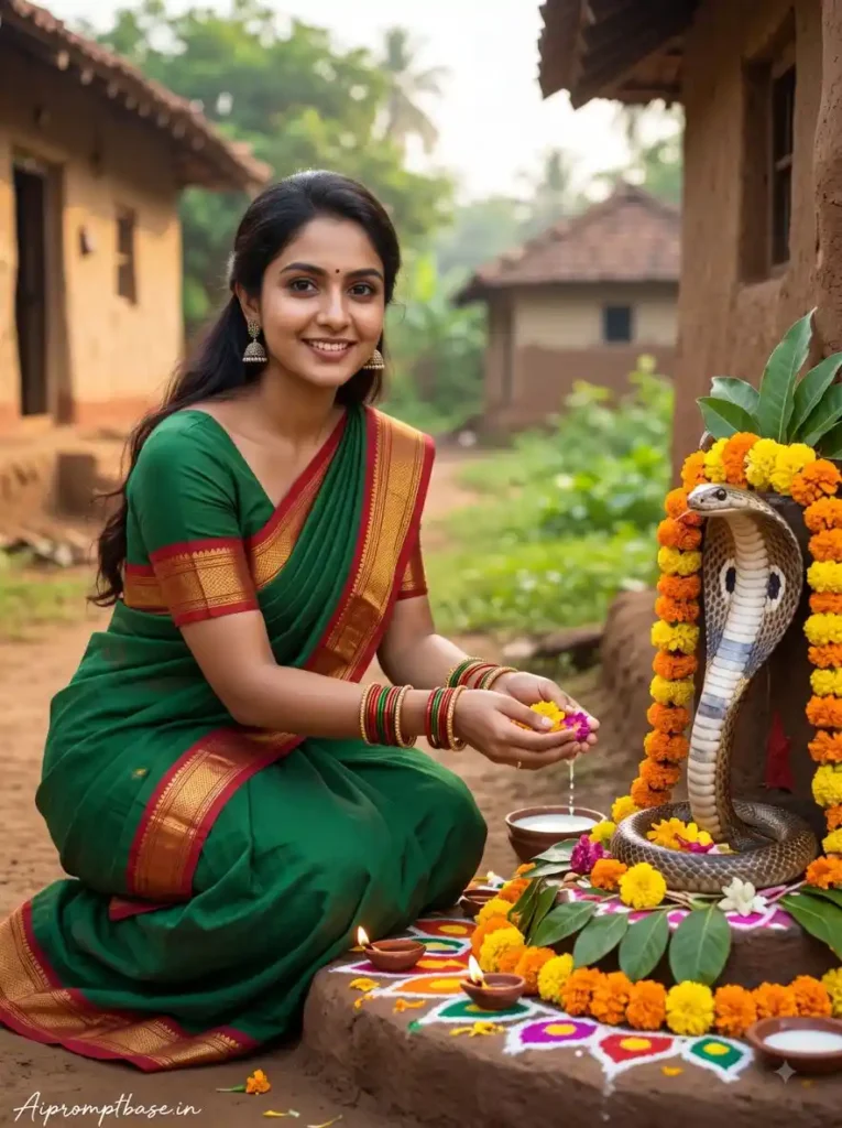 Nag Panchami AI Photo Prompts