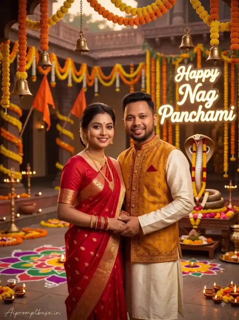 Nag Panchami AI Photo Prompts