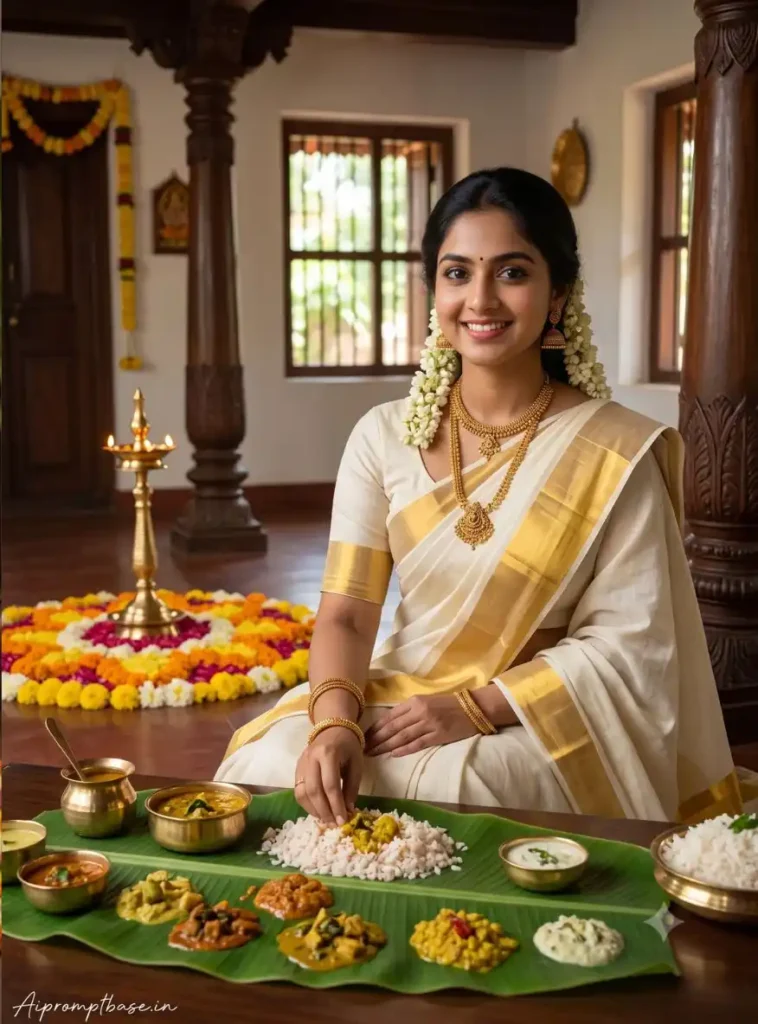 Onam Celebration AI Photo Prompt