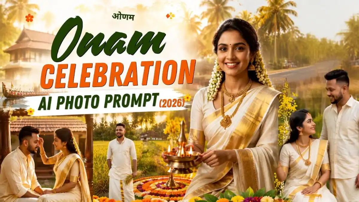 Onam Celebration AI Photo Prompt