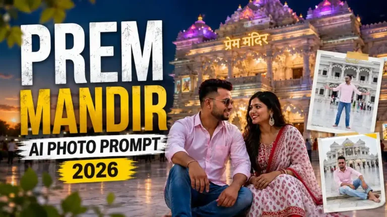 Prem Mandir AI Photo Editing Prompt