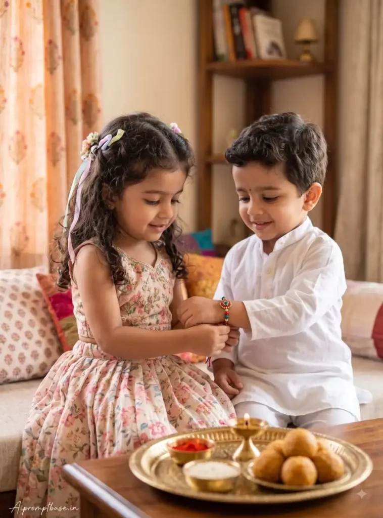 Trending Raksha Bandhan AI Photo Prompts for Kids