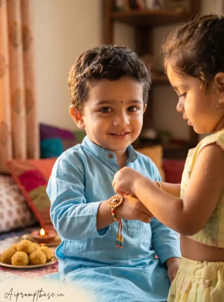 Trending Raksha Bandhan AI Photo Prompts for Kids