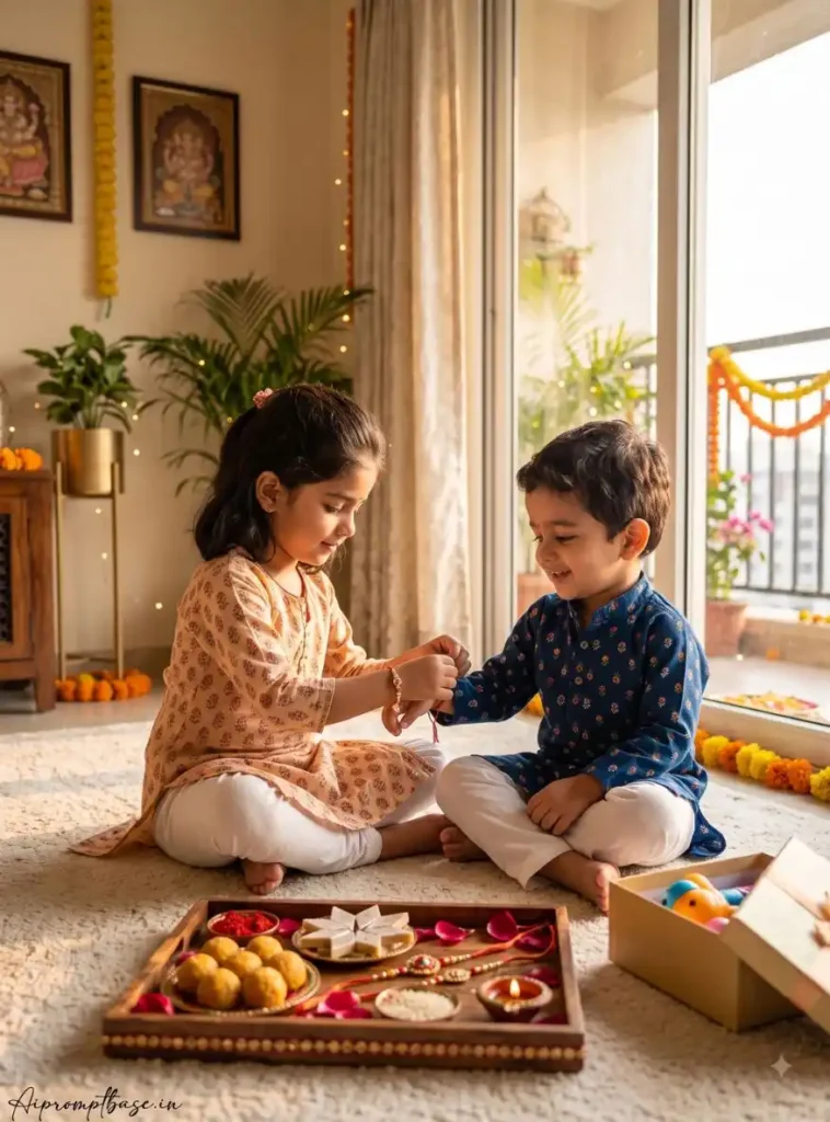 Raksha Bandhan AI Prompts for Kids