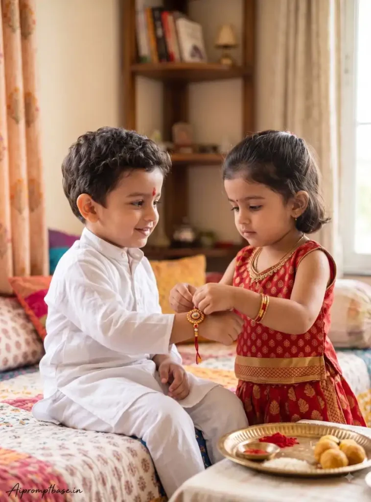 Trending Raksha Bandhan AI Photo Prompts for Kids