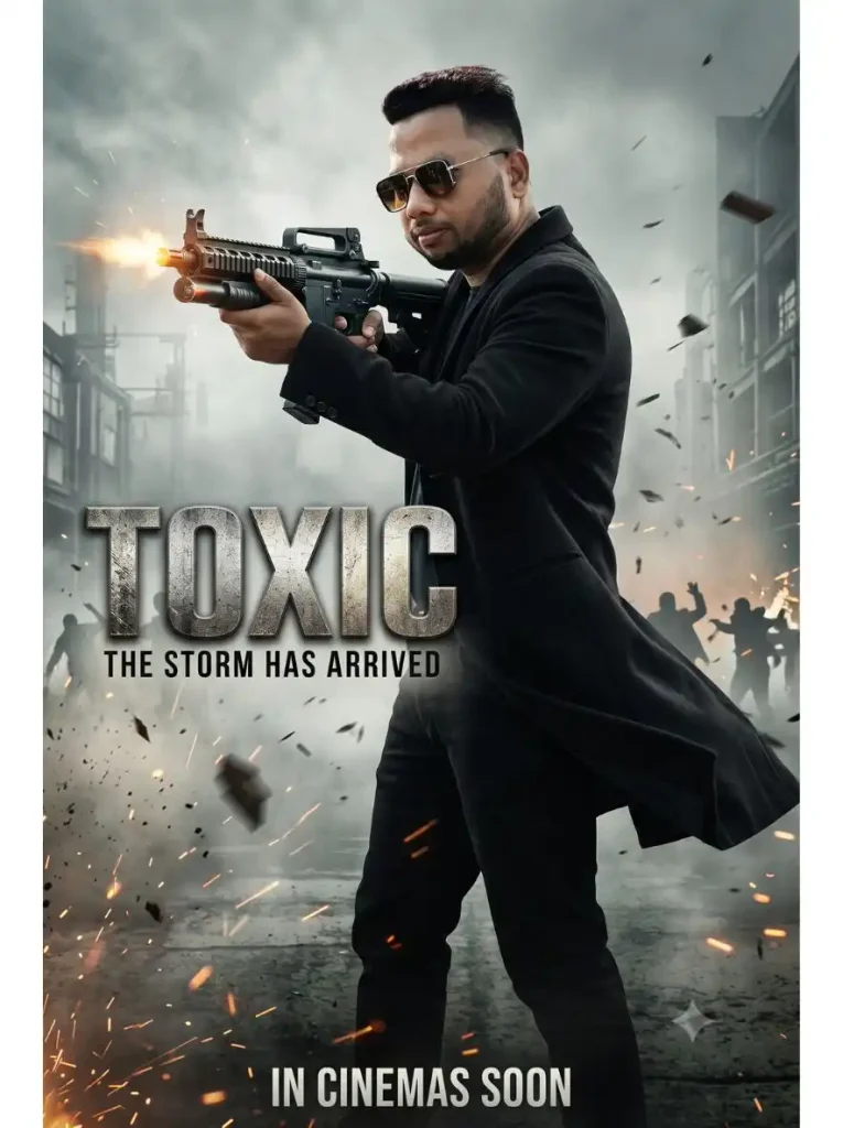 Toxic Movie Poster AI Photo Editing Prompt