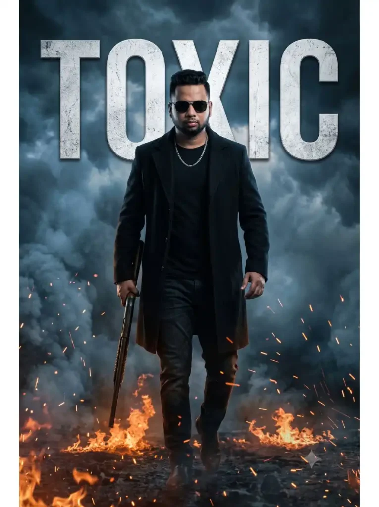 Toxic Movie Poster AI Photo Editing Prompt