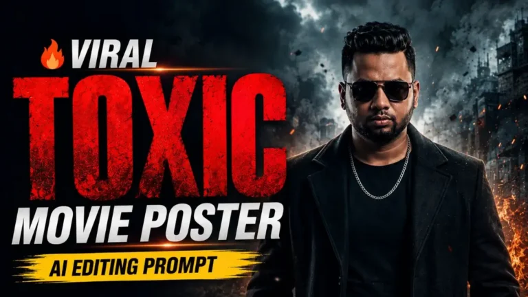 Toxic Movie Poster AI Photo Editing Prompt