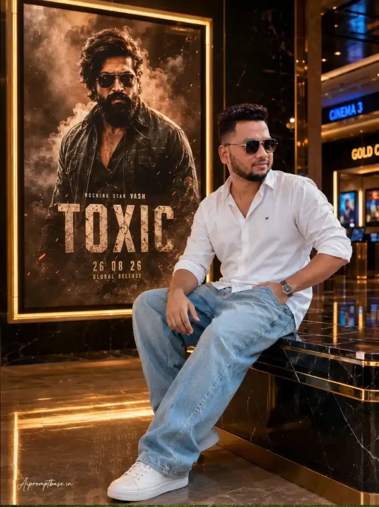 Toxic Movie Poster AI Photo Editing Prompt